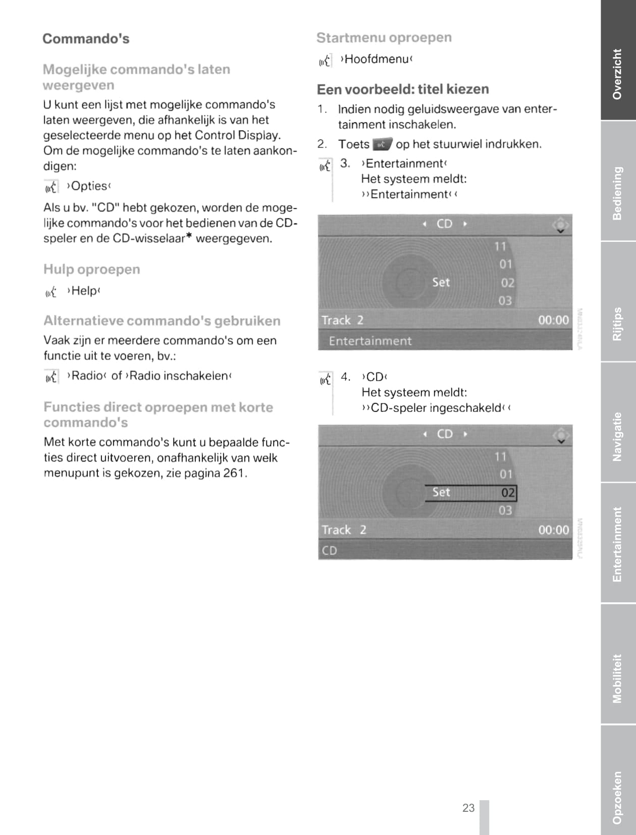 2009-2010 BMW X5 Owner's Manual | Dutch