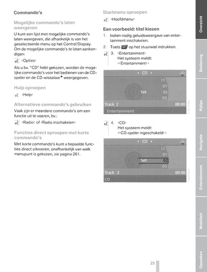 2009-2010 BMW X5 Owner's Manual | Dutch