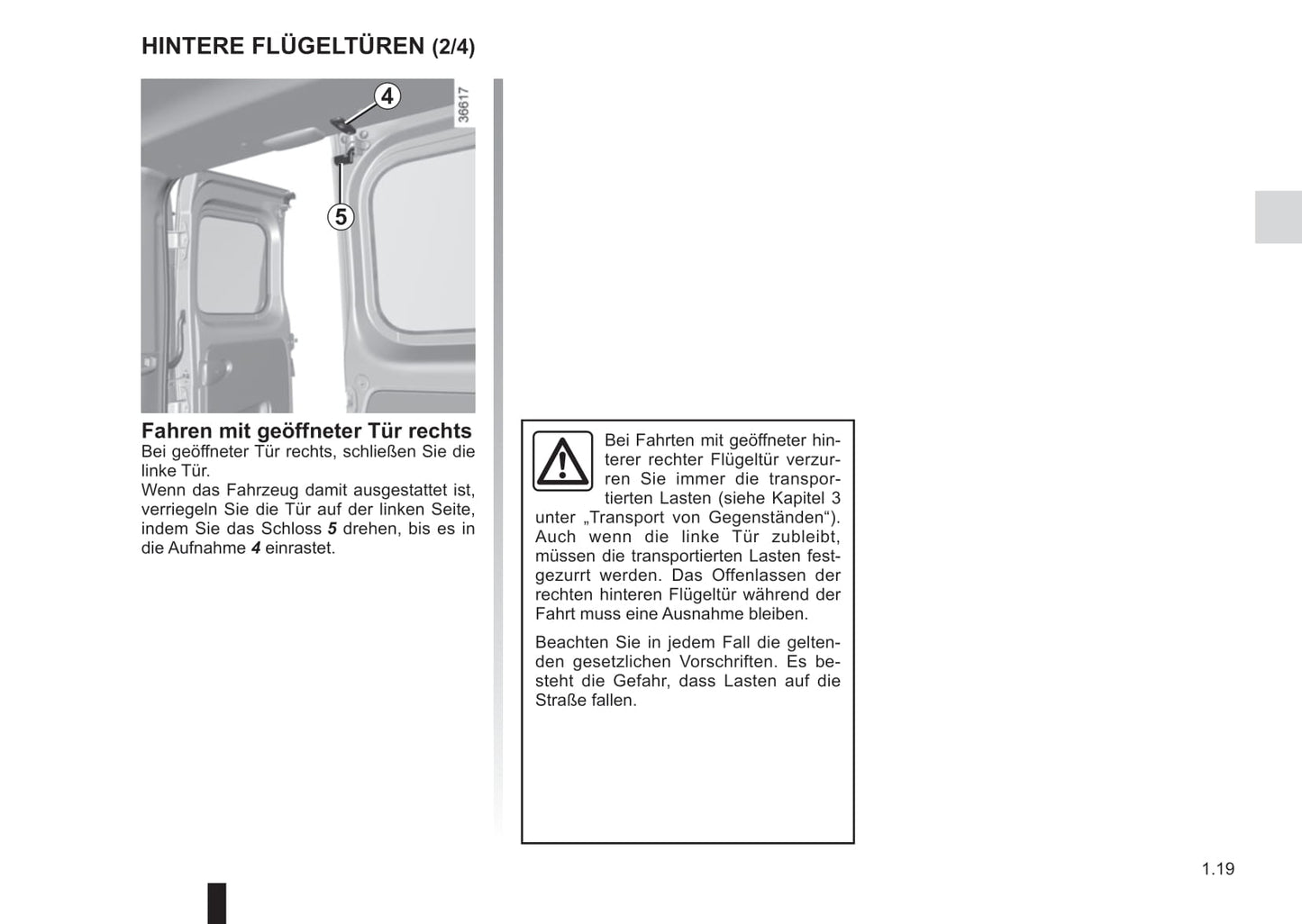 2016-2017 Renault Trafic Owner's Manual | German