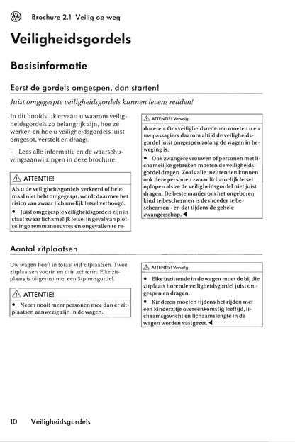 2005-2009 Volkswagen Polo Gebruikershandleiding | Nederlands