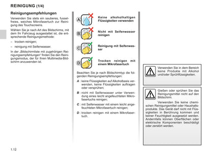 Renault Easy Connect Multimediasystemen Bedienungsanleitung 2021