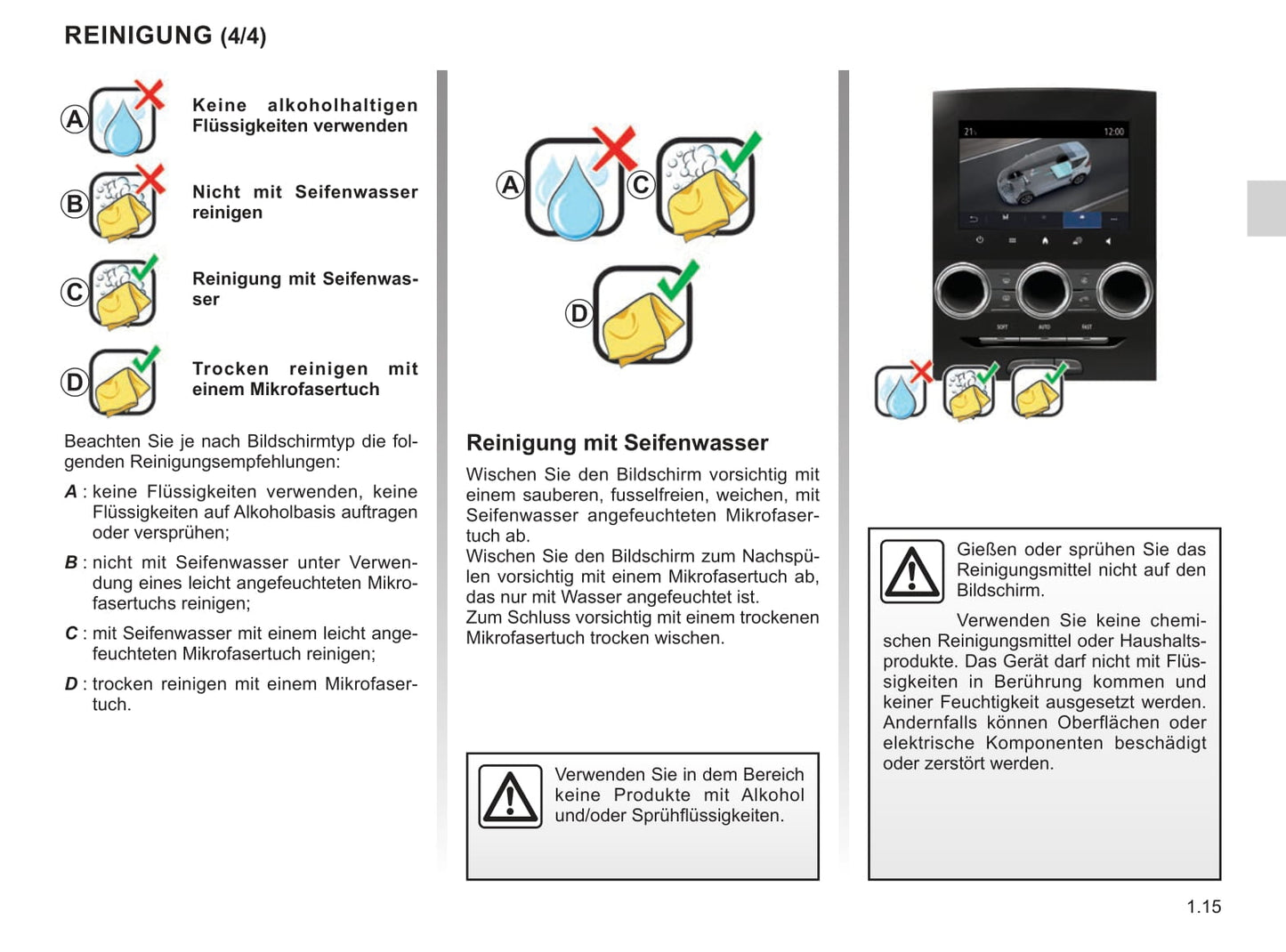 Renault Easy Connect Multimediasystemen Bedienungsanleitung 2021