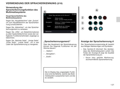 Renault Easy Connect Multimediasystemen Bedienungsanleitung 2021