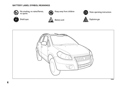 2007-2008 Fiat Sedici Bedienungsanleitung | Englisch