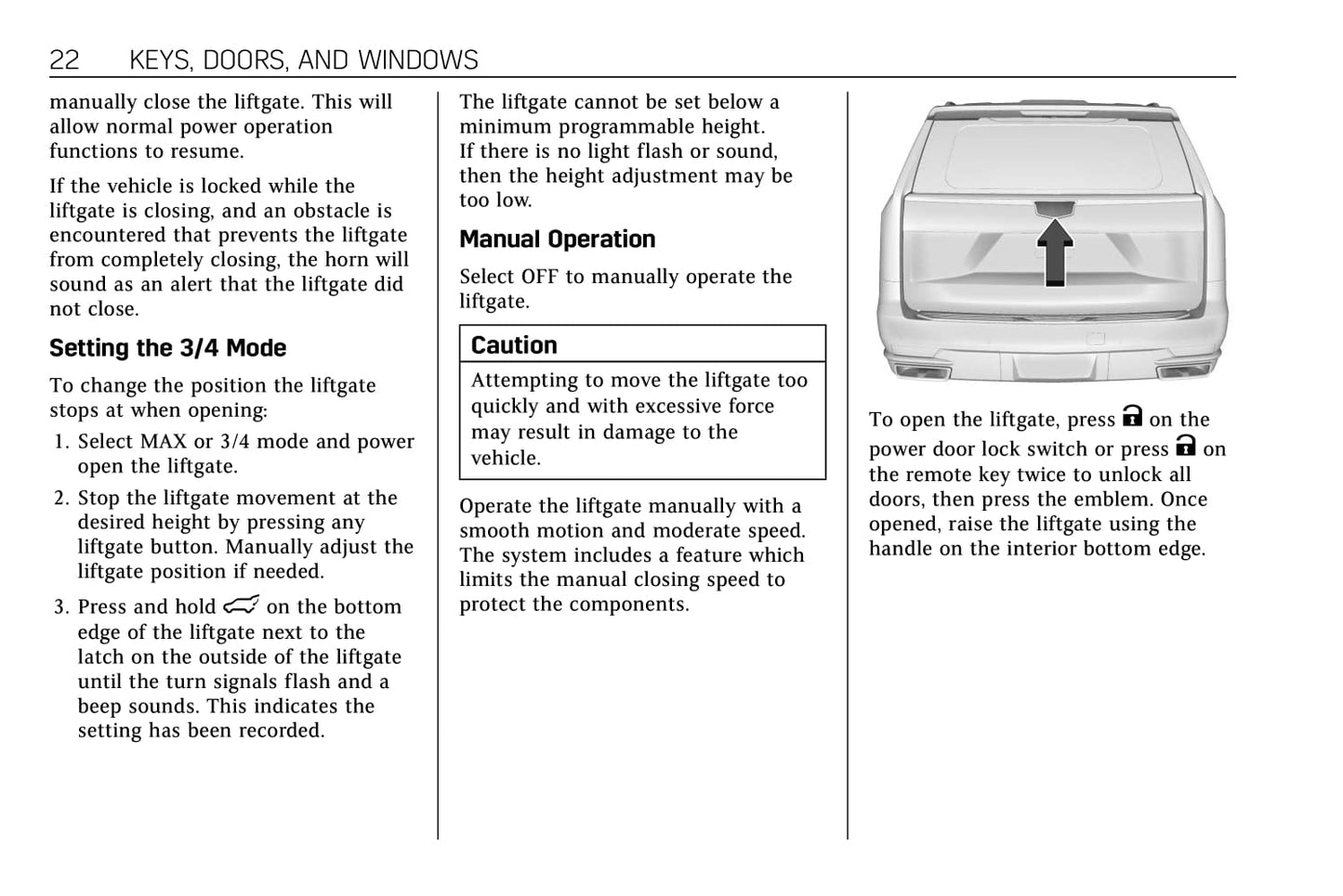 2022 Cadillac Escalade Owner's Manual | English