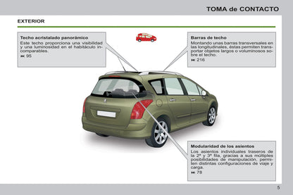 2012-2014 Peugeot 308 Owner's Manual | Spanish