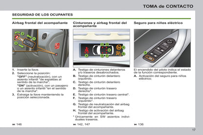 2012-2014 Peugeot 308 Owner's Manual | Spanish