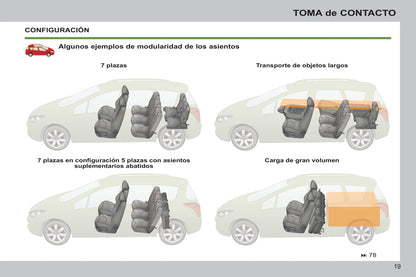 2012-2014 Peugeot 308 Owner's Manual | Spanish