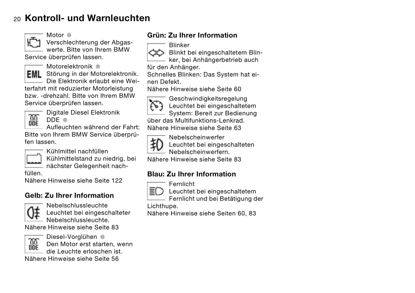 2002 BMW 3 Series Touring Bedienungsanleitung | Deutsch