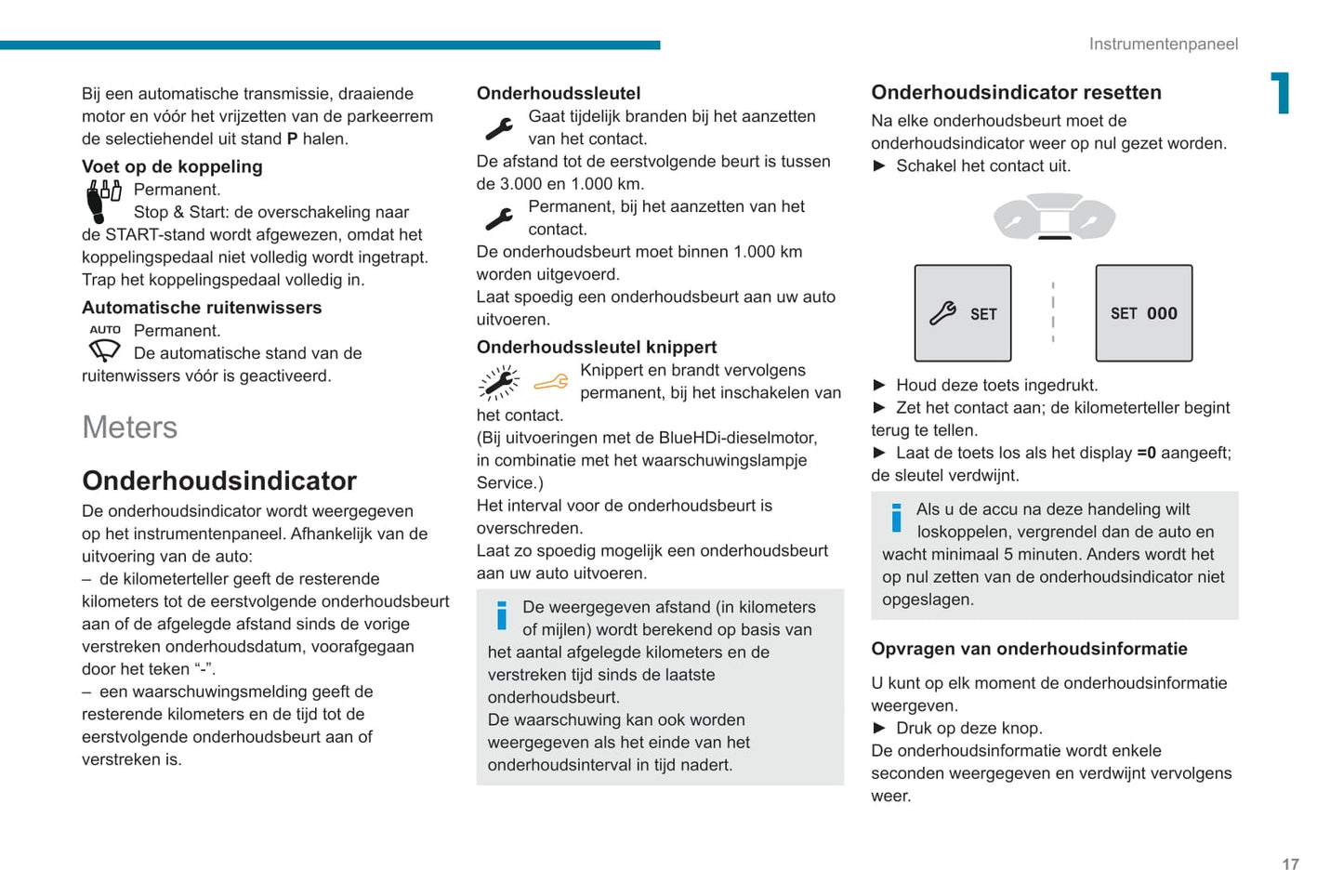 2019-2022 Peugeot Rifter Owner's Manual | Dutch