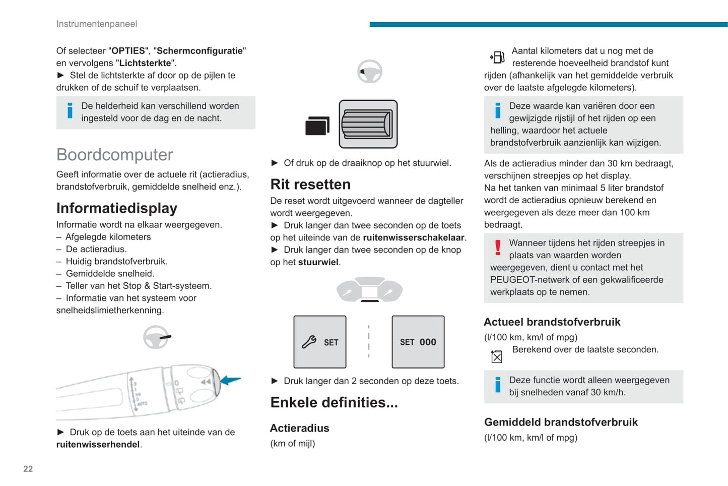 2019-2022 Peugeot Rifter Owner's Manual | Dutch