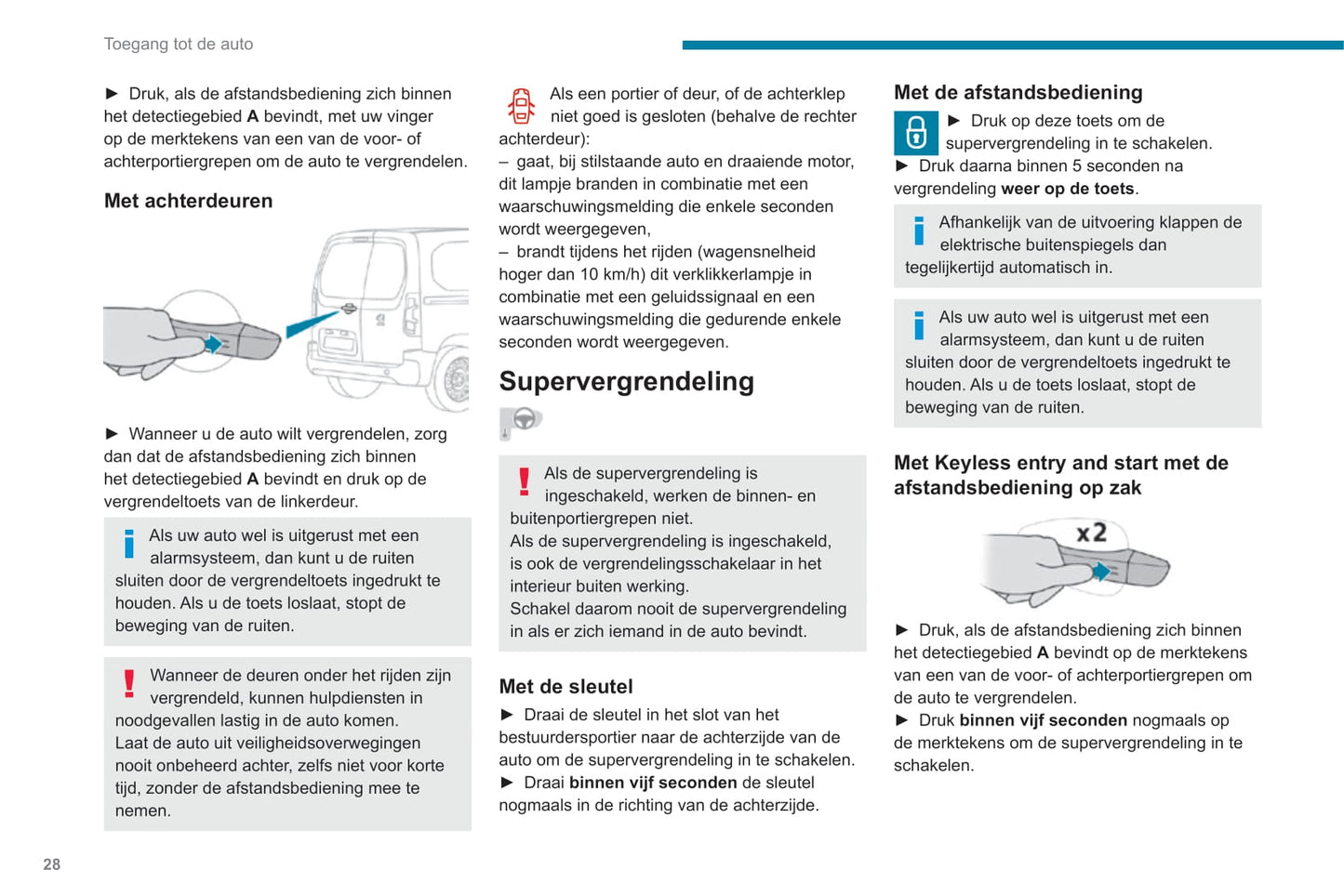 2019-2022 Peugeot Rifter Owner's Manual | Dutch