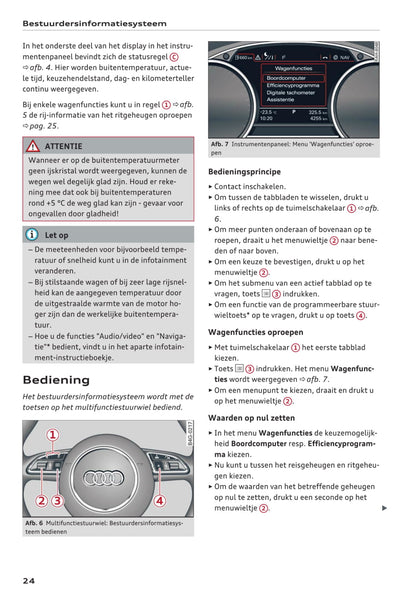 2014-2018 Audi A6 Avant/A6 Limousine/A6 allroad quattro/RS 6 Avant/S6 Avant/S6 Limousine Owner's Manual | Dutch