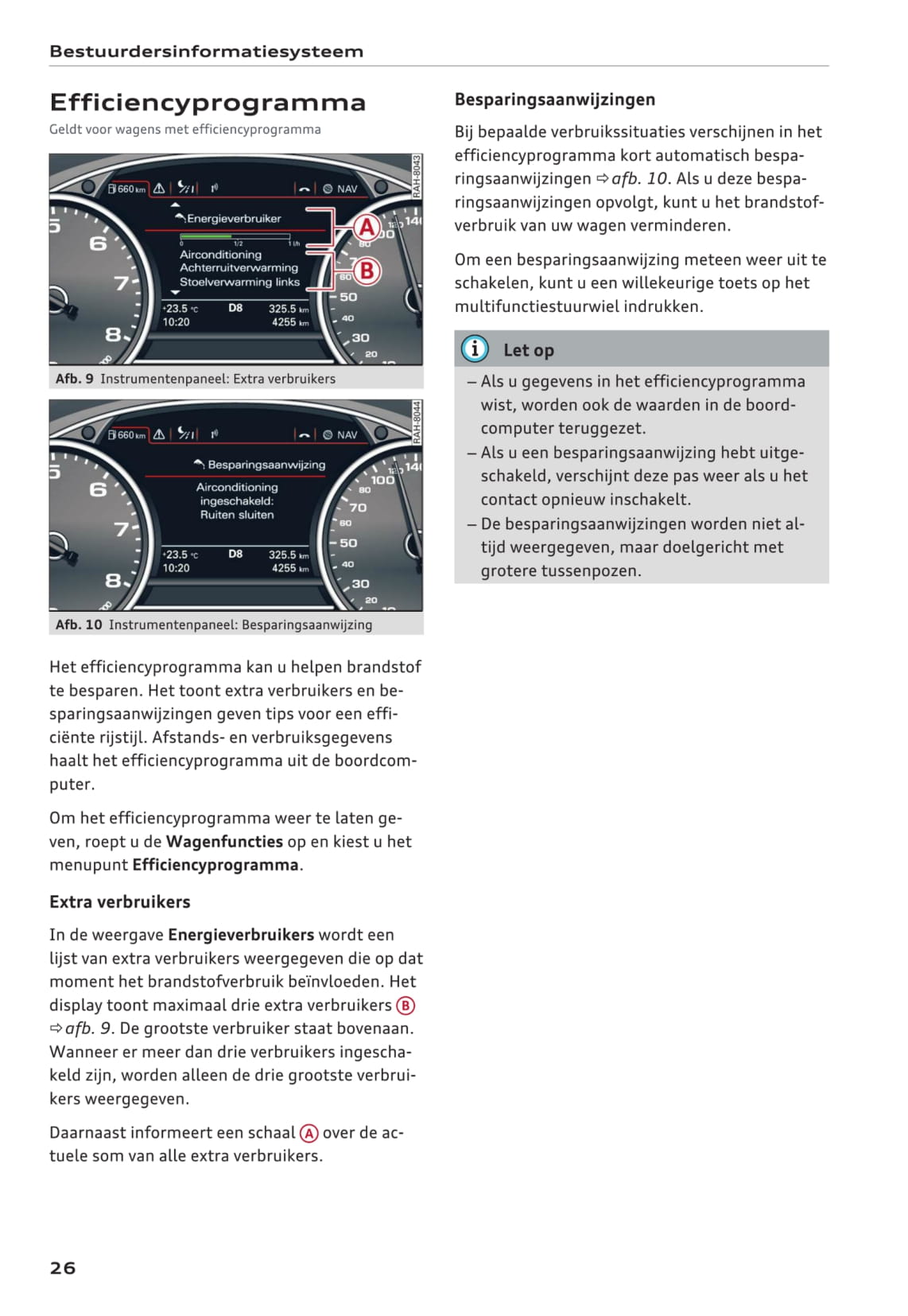 2014-2018 Audi A6 Avant/A6 Limousine/A6 allroad quattro/RS 6 Avant/S6 Avant/S6 Limousine Owner's Manual | Dutch