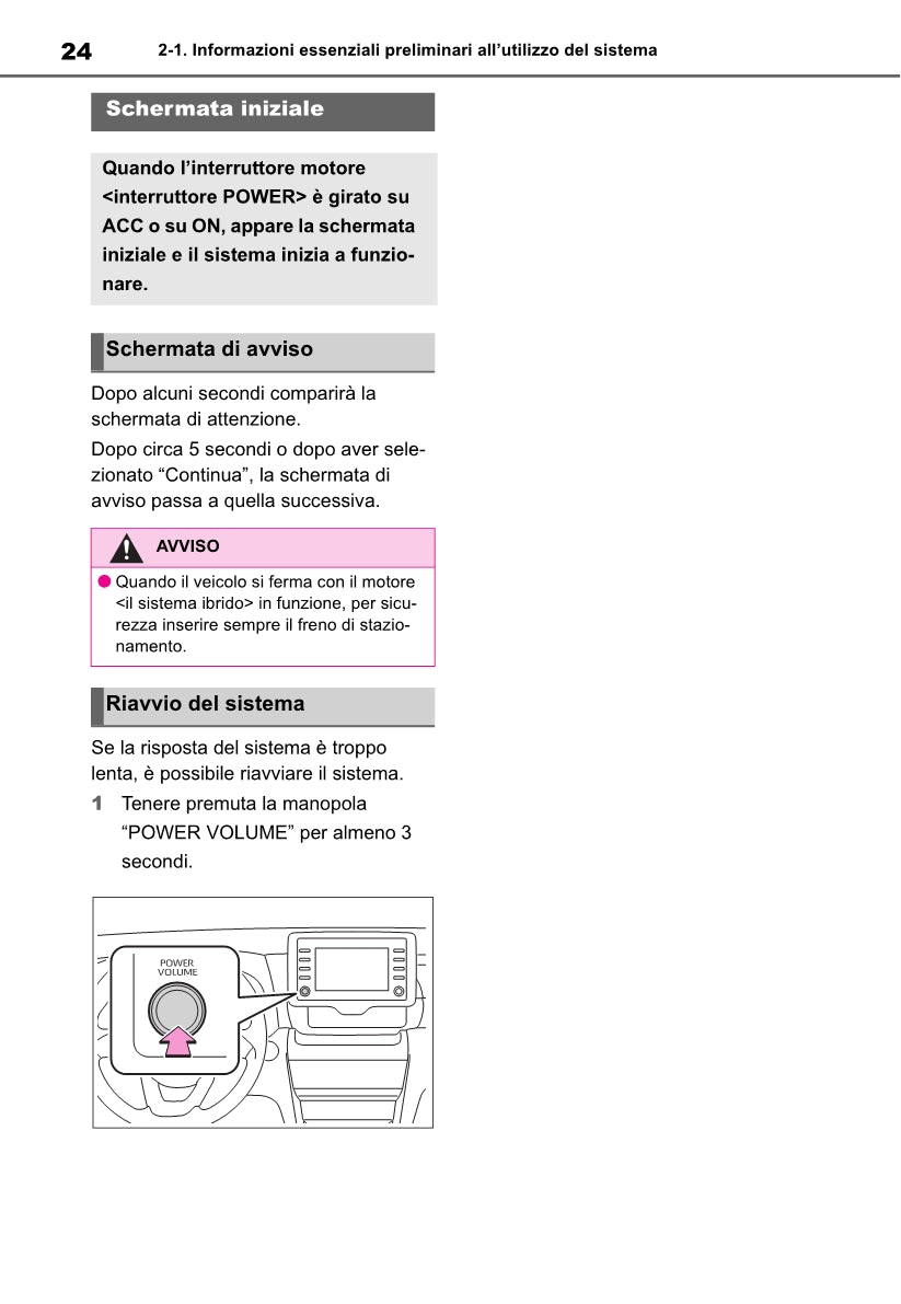 Toyota Yaris Cross Navigation / Multimedia Libretto D'istruzioni 2021 - 2023