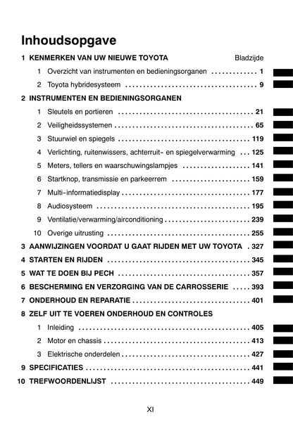 2008-2009 Toyota Prius Owner's Manual | Dutch