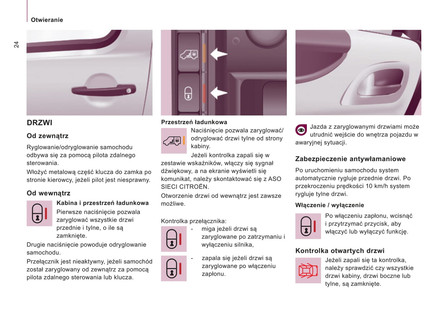 2014-2016 Citroën Jumpy Bedienungsanleitung | Polnisch