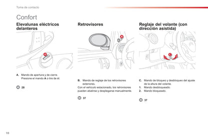 2012-2014 Citroën C1 Owner's Manual | Spanish