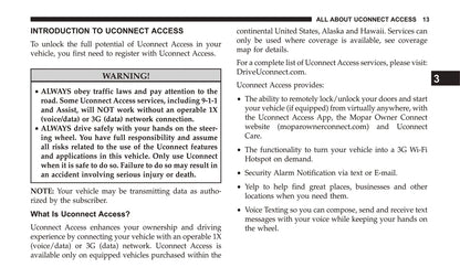 Uconnect 8.4 / 8.4 Nav Supplement Owner's Manual