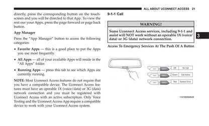 Uconnect 8.4 / 8.4 Nav Supplement Owner's Manual