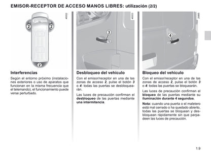 2020-2021 Renault Master Gebruikershandleiding | Spaans