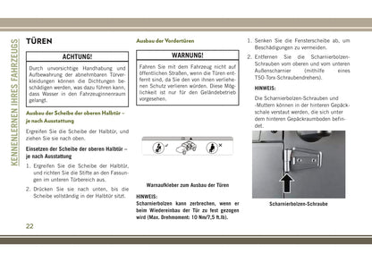 2014-2017 Jeep Wrangler Bedienungsanleitung | Deutsch
