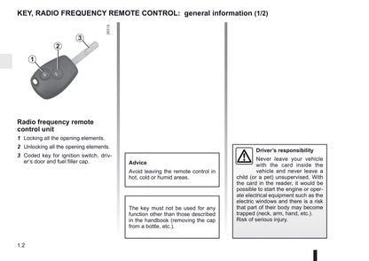 2011-2012 Renault Kangoo Owner's Manual | English