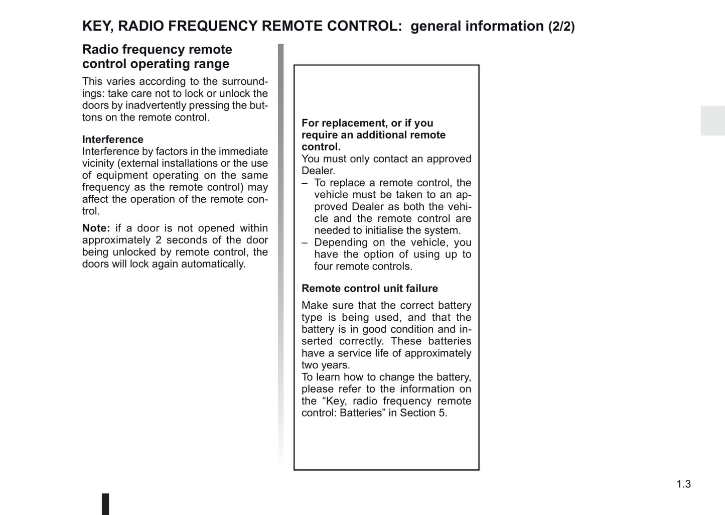 2011-2012 Renault Kangoo Owner's Manual | English