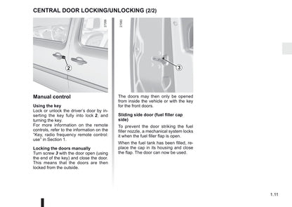 2011-2012 Renault Kangoo Owner's Manual | English