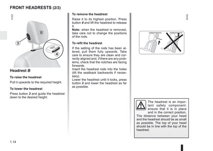 2011-2012 Renault Kangoo Owner's Manual | English