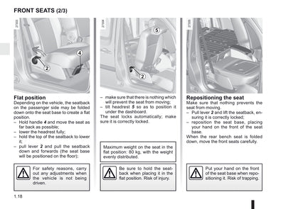 2011-2012 Renault Kangoo Owner's Manual | English