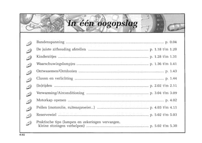 1998-1999 Renault Kangoo Owner's Manual | Dutch