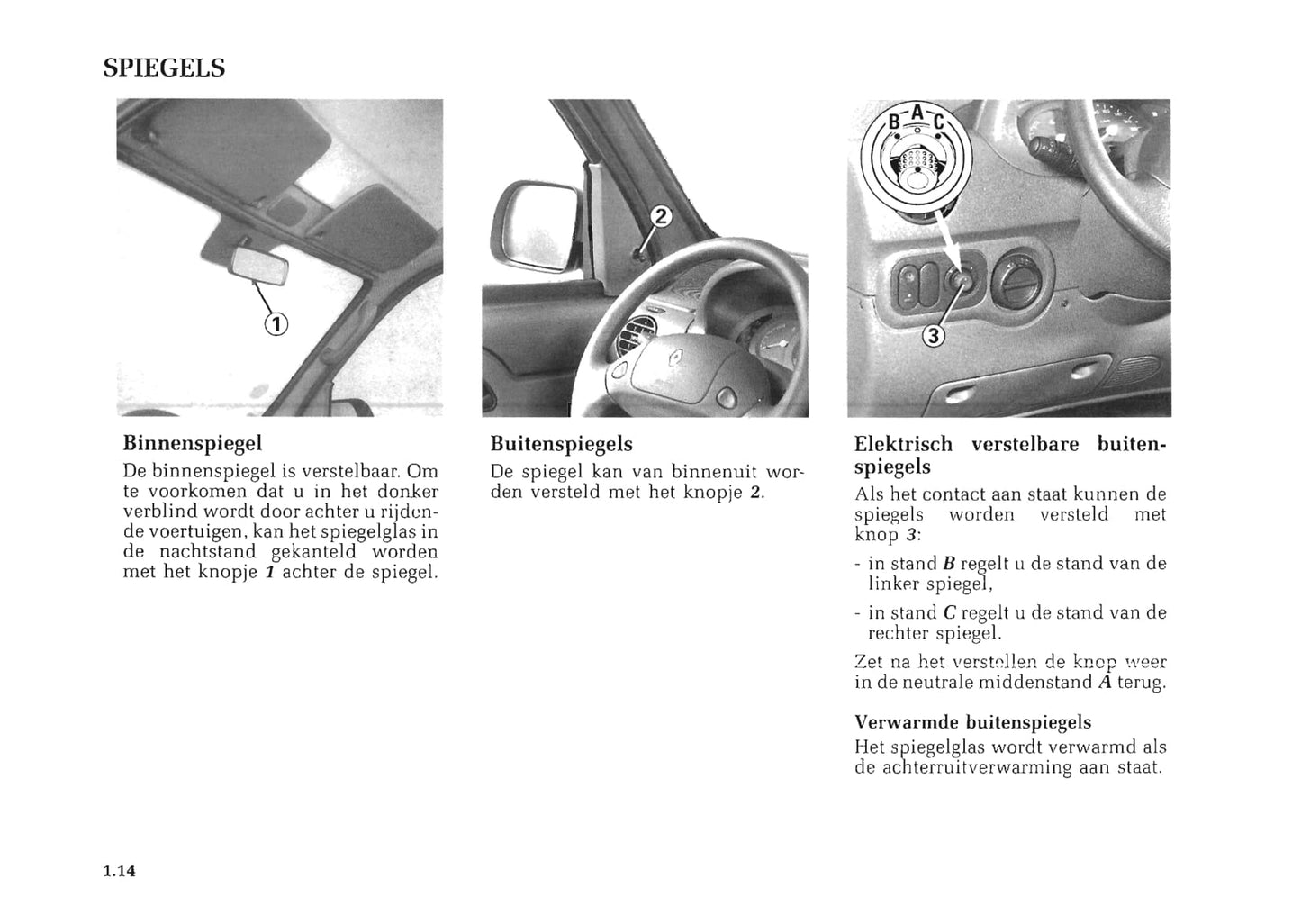 1998-1999 Renault Kangoo Owner's Manual | Dutch