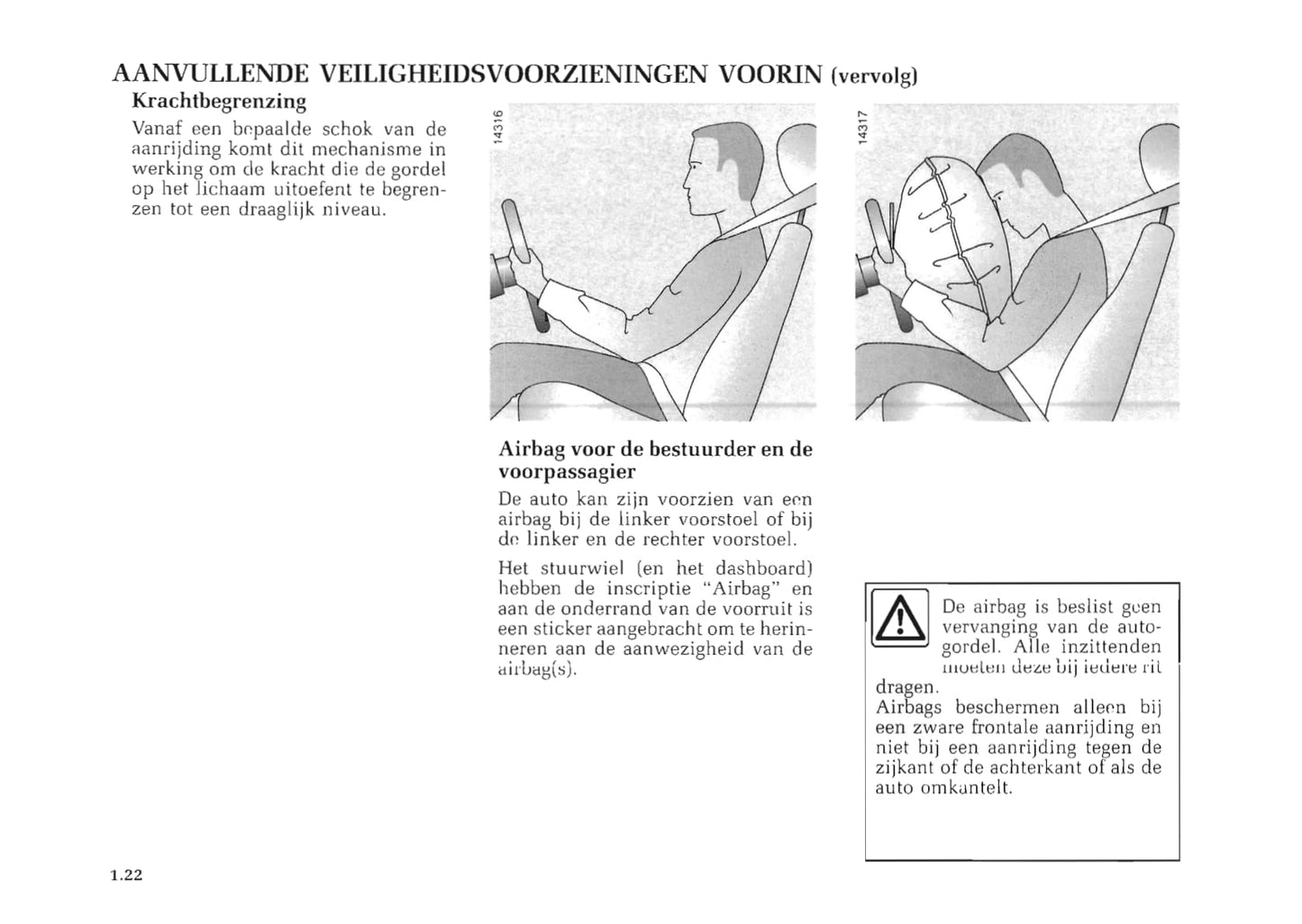 1998-1999 Renault Kangoo Owner's Manual | Dutch