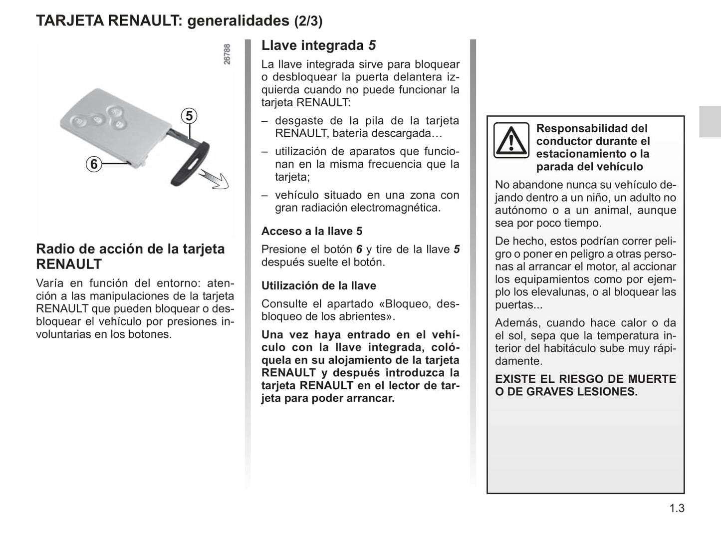 2018-2019 Renault Captur Bedienungsanleitung | Spanisch