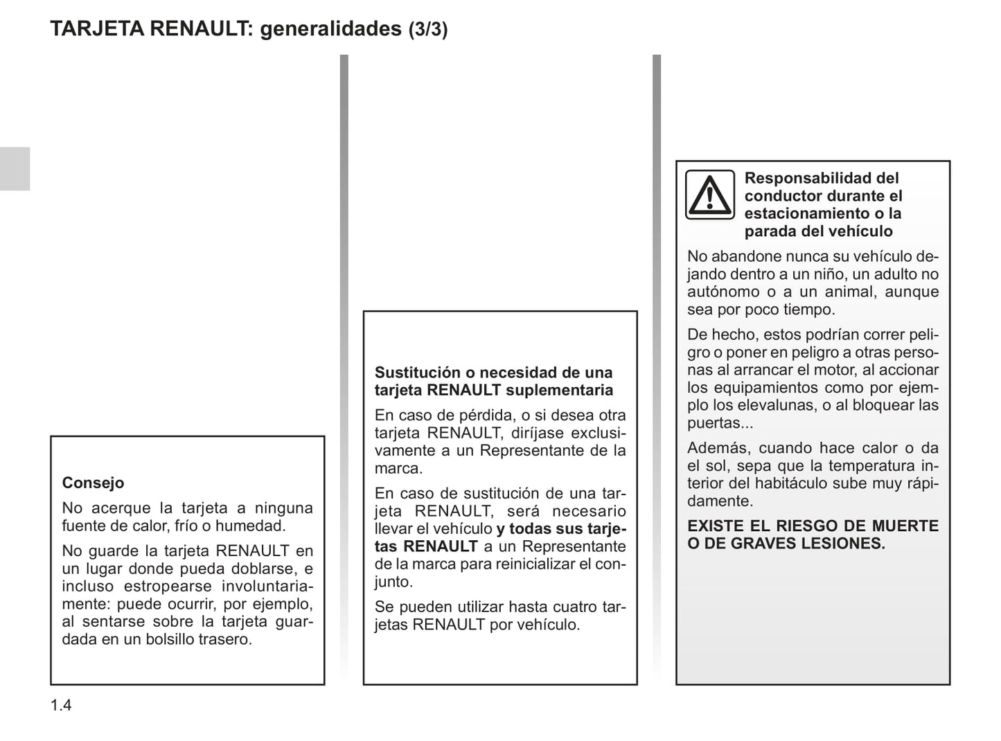 2018-2019 Renault Captur Bedienungsanleitung | Spanisch