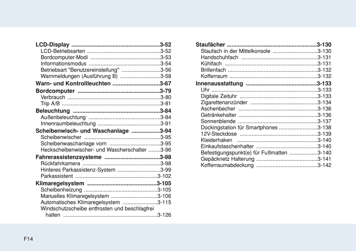 2014-2015 Hyundai i20 Bedienungsanleitung | Deutsch