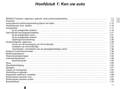 2012-2013 Renault Koleos Owner's Manual | Dutch