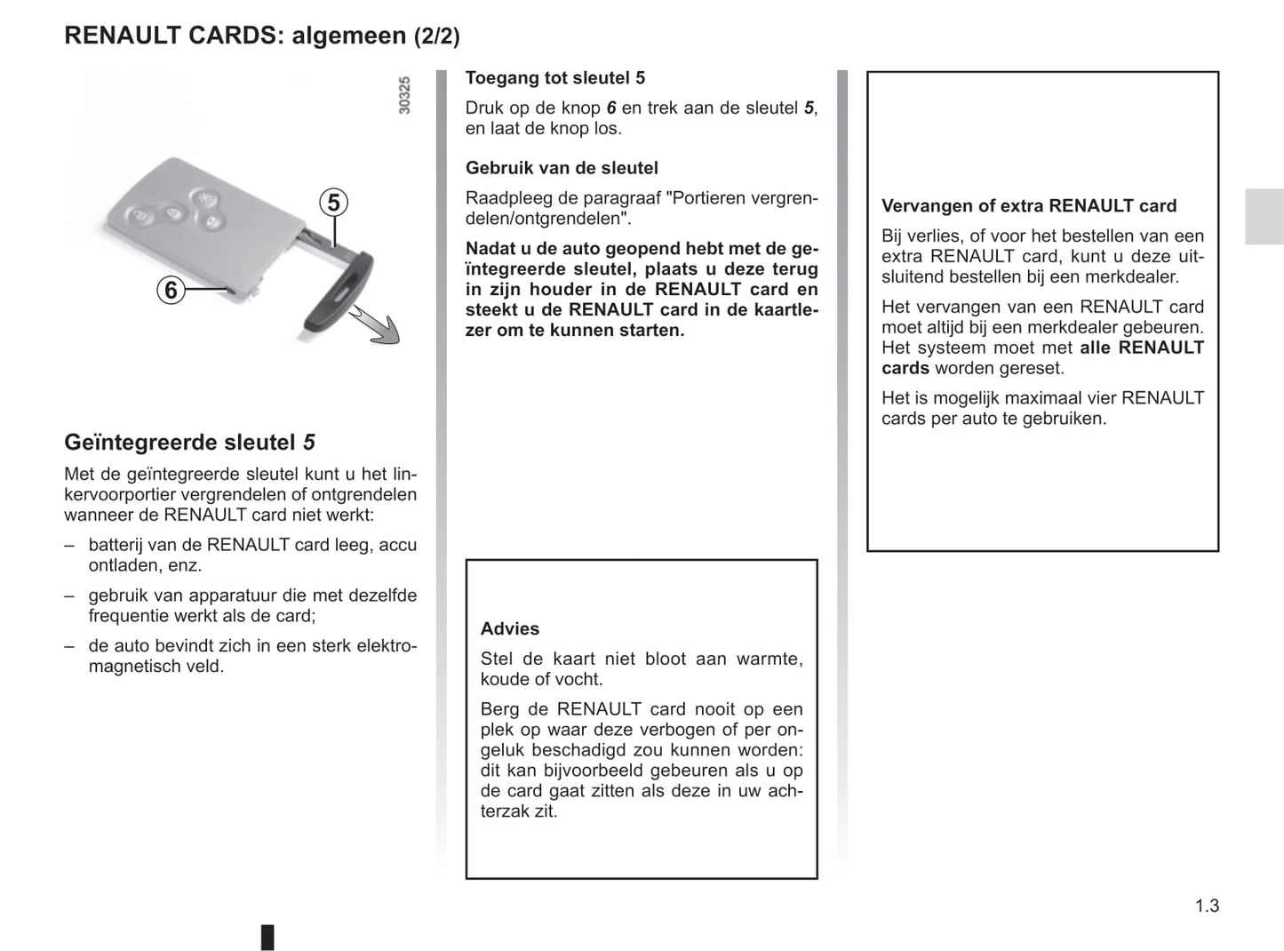 2012-2013 Renault Koleos Owner's Manual | Dutch