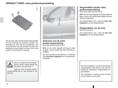 2012-2013 Renault Koleos Owner's Manual | Dutch