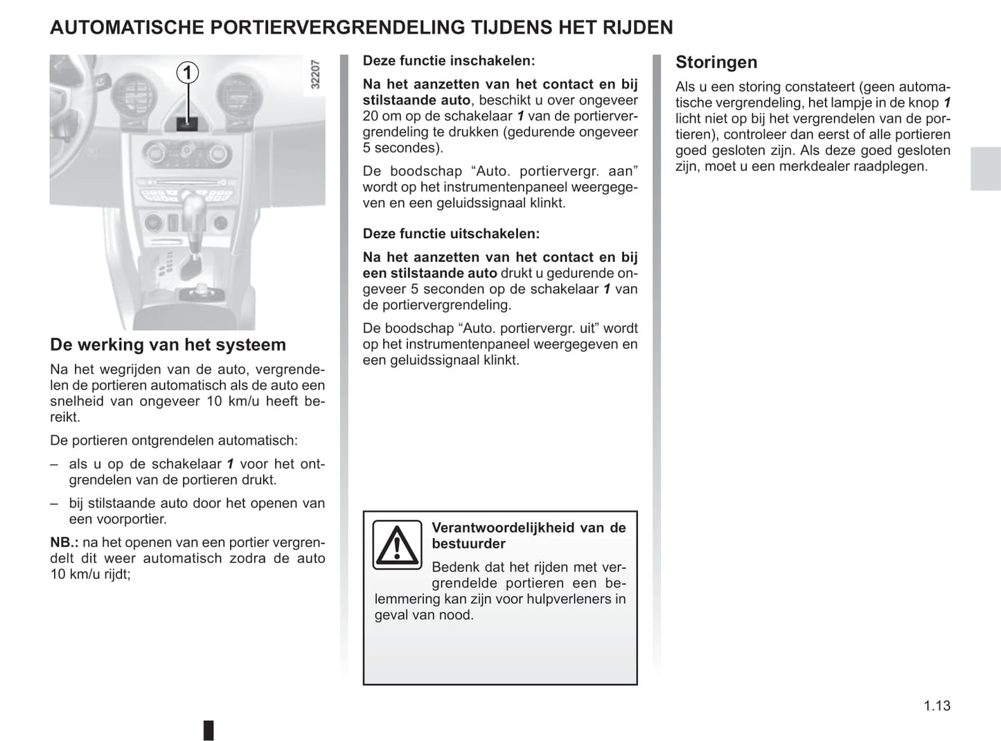 2012-2013 Renault Koleos Owner's Manual | Dutch