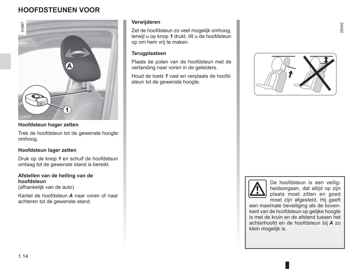 2012-2013 Renault Koleos Owner's Manual | Dutch