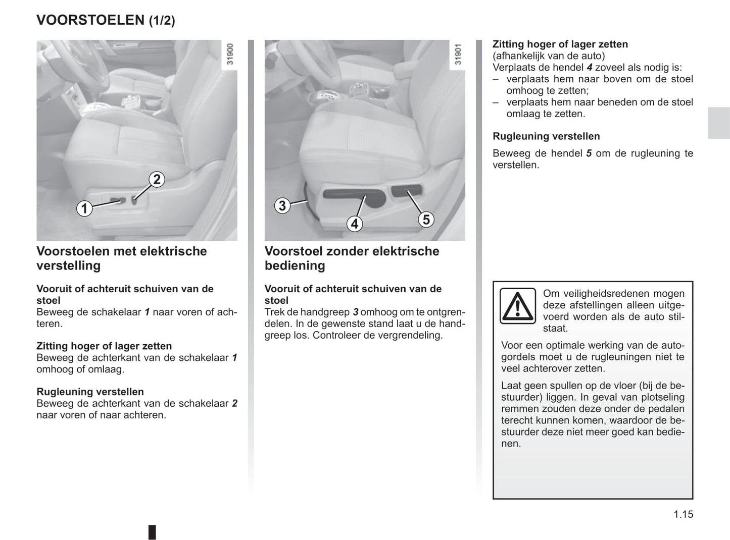 2012-2013 Renault Koleos Owner's Manual | Dutch