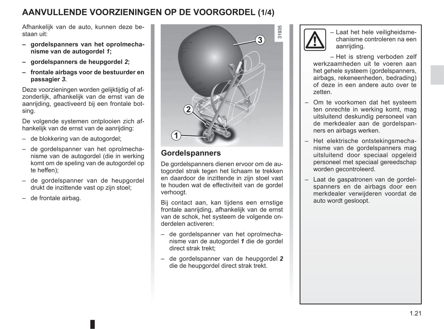 2012-2013 Renault Koleos Owner's Manual | Dutch