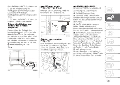 2016-2017 Fiat Doblò Gebruikershandleiding | Duits