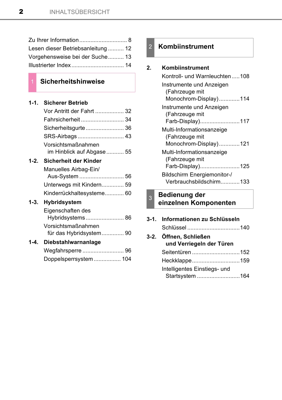 2017-2018 Toyota Yaris Hybrid Owner's Manual | German