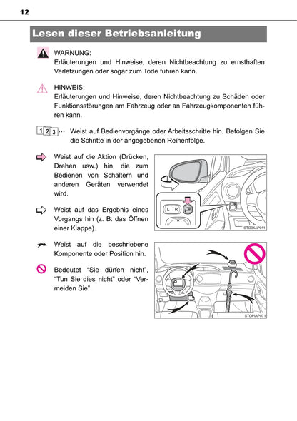 2017-2018 Toyota Yaris Hybrid Owner's Manual | German