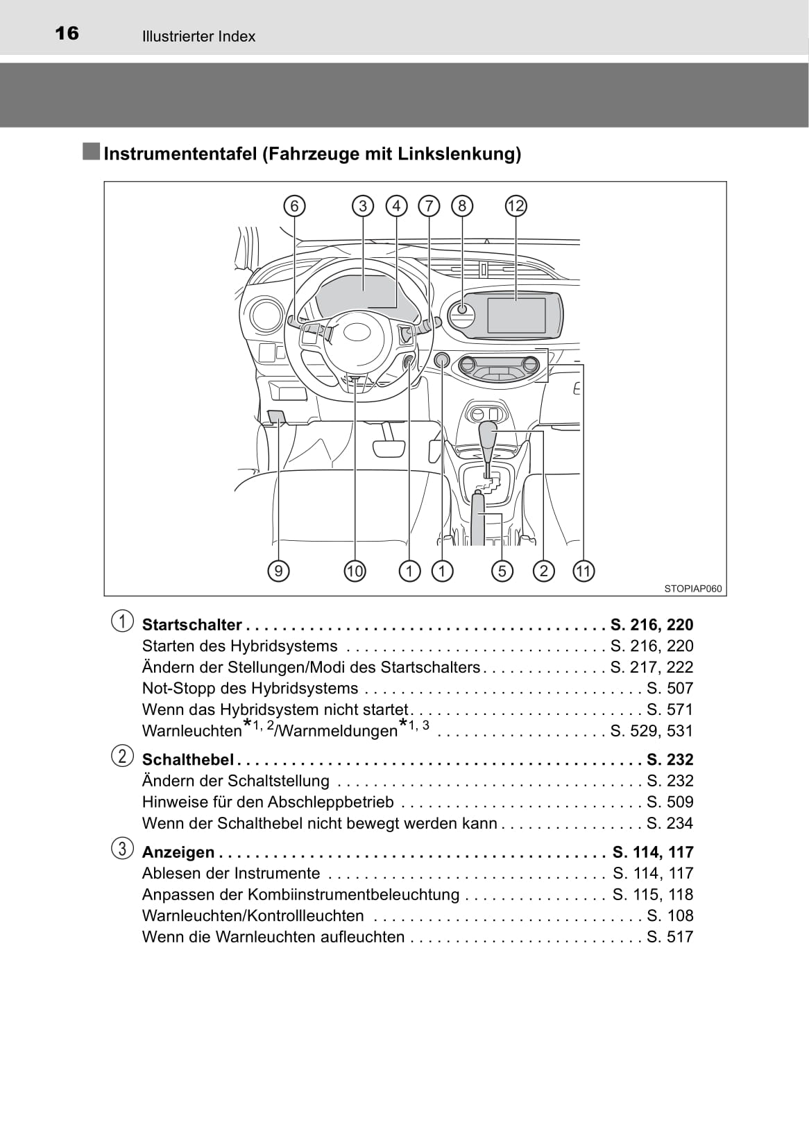 2017-2018 Toyota Yaris Hybrid Owner's Manual | German