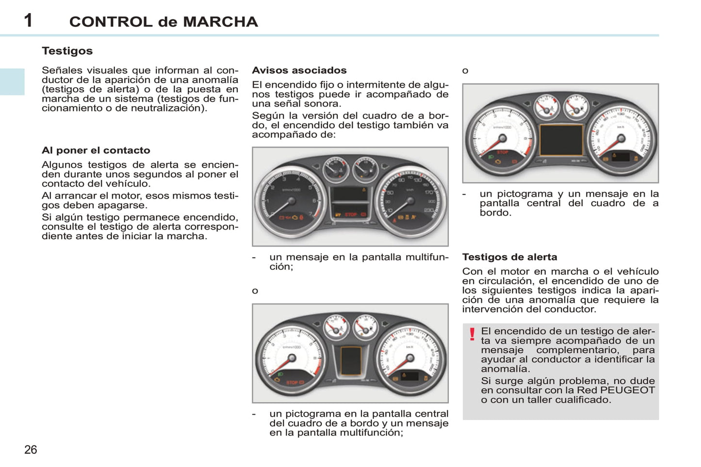 2011-2013 Peugeot 308 CC Bedienungsanleitung | Spanisch