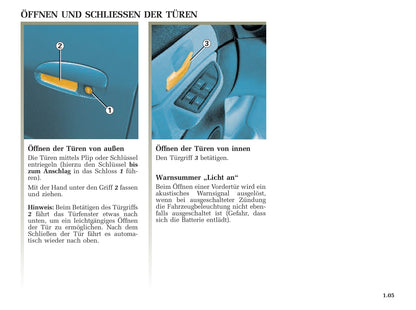 2002-2003 Renault Avantime Owner's Manual | German